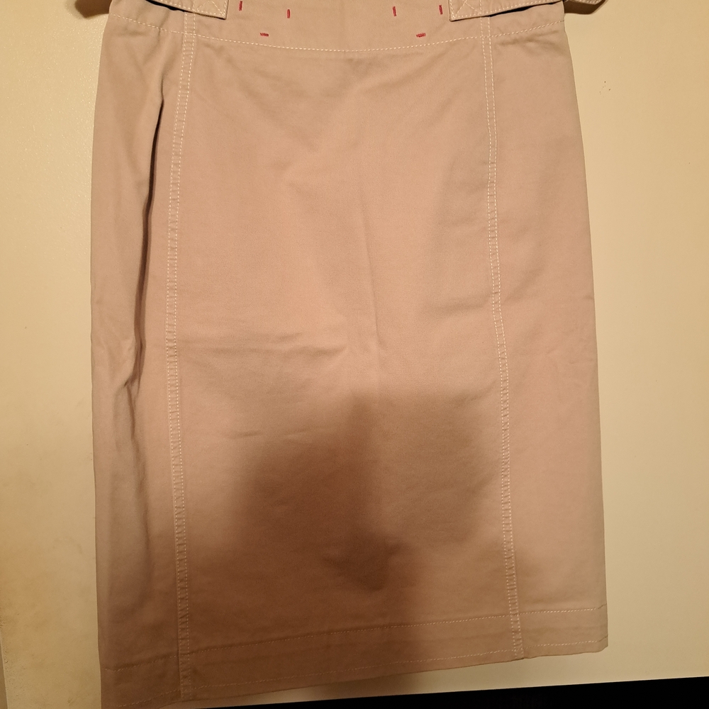 Prada Beige Pencil Skirt